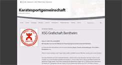 Desktop Screenshot of goju-ryu-ksg.de